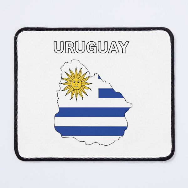 Item preview, Uruguay flag map designed and sold by atomstartup.