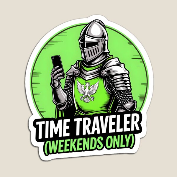 Item preview, Weekend Time Traveler "Green" designed and sold by WAUZ.