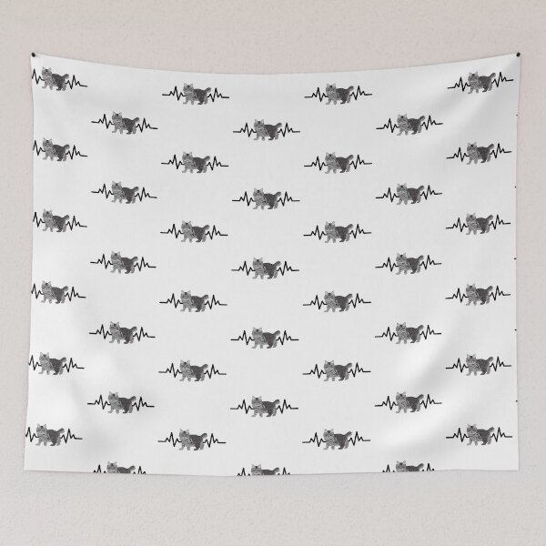 Item preview, American Bobtail Cat Heartbeat designed and sold by TheAnimalZ00.