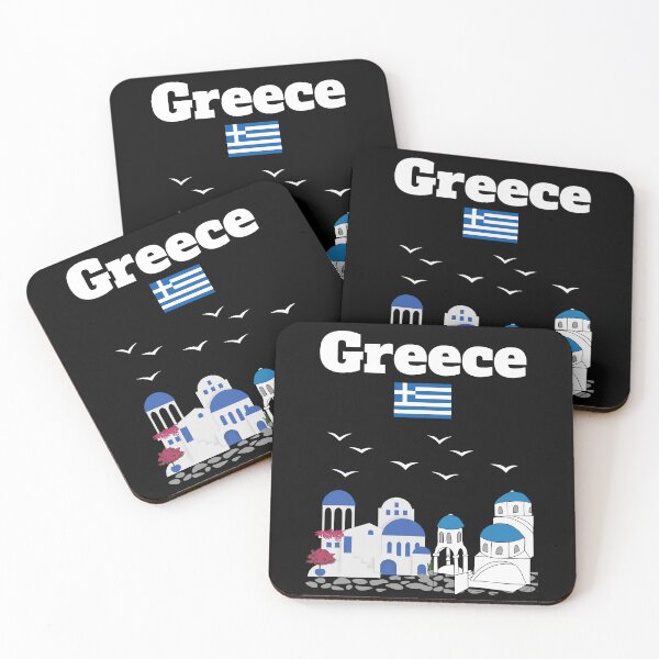 Item preview, Greek trip souvenir Greek architecture Greece flag Greek vacation designed and sold by Artstastic.