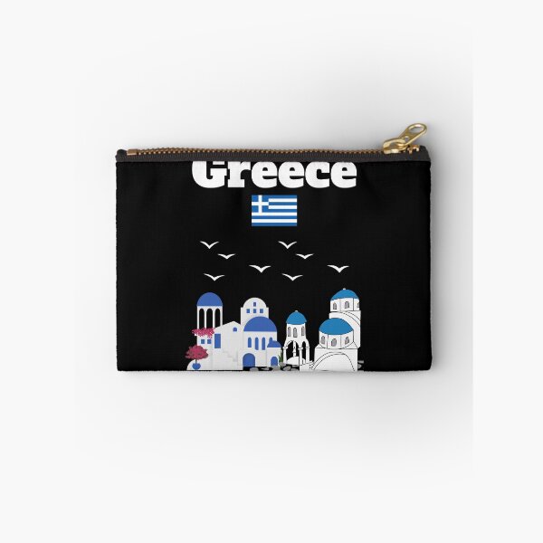 Item preview, Greek trip souvenir Greek architecture Greece flag Greek vacation designed and sold by Artstastic.