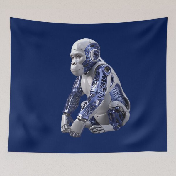Item preview, Robotic Ape Guardian designed and sold by Dakson Design - Fantasy Art.