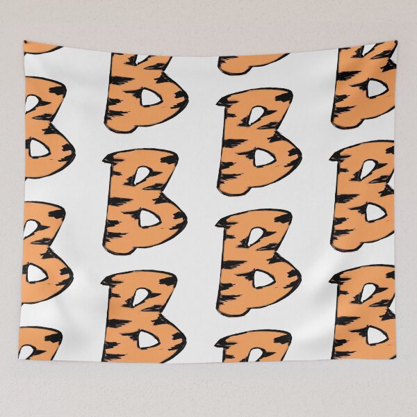 Item preview, Striped Letters - B designed and sold by MyBottomShelf.