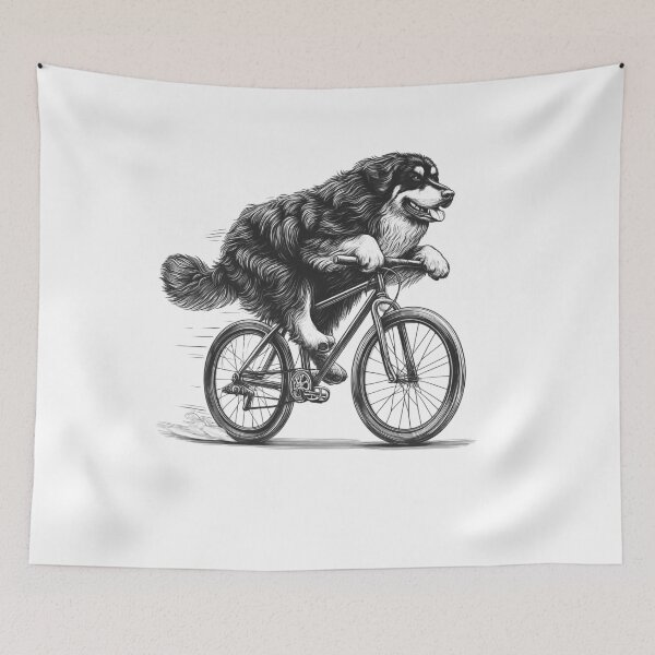 Item preview, Hovawart Riding Bike designed and sold by Kimberley King Art  King Art.