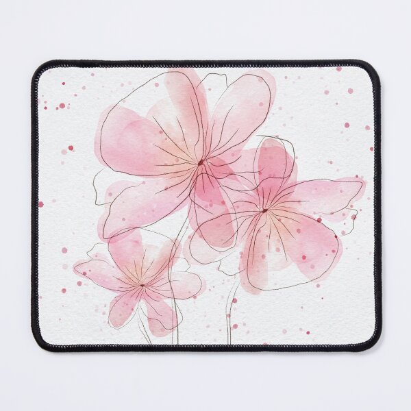 Item preview, Beautiful and delicate watercolor pink flowers  designed and sold by M.Graphic.
