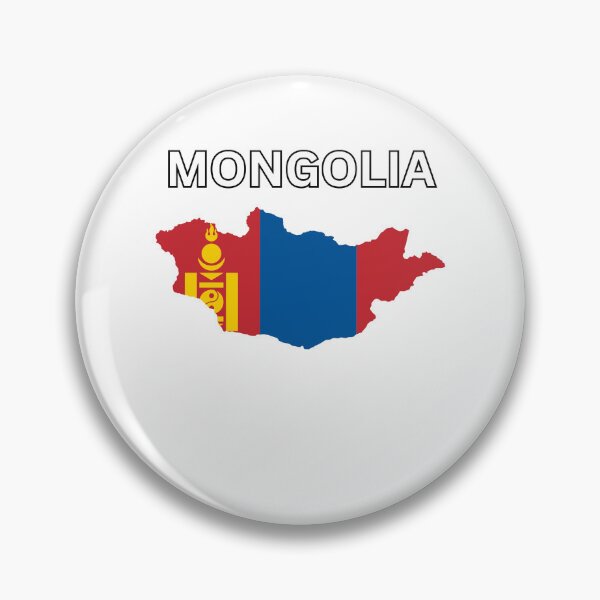 Item preview, Mongolia Flag Map Design designed and sold by atomstartup.