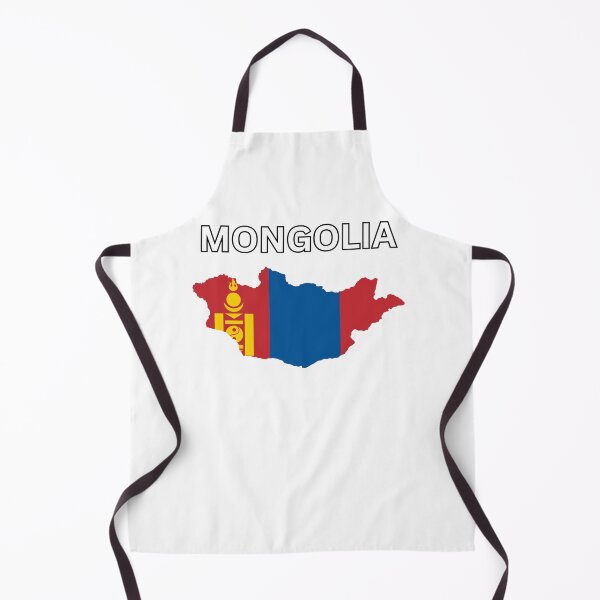 Item preview, Mongolia Flag Map Design designed and sold by atomstartup.