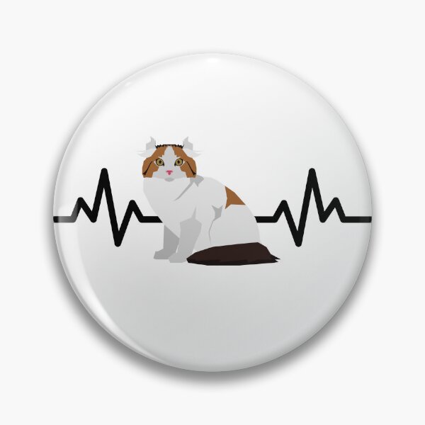 Item preview, American Curl Cat Heartbeat designed and sold by TheAnimalZ00.