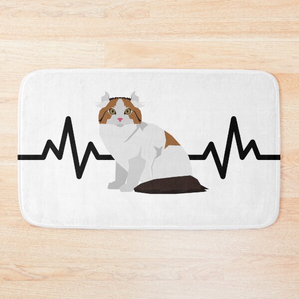 Item preview, American Curl Cat Heartbeat designed and sold by TheAnimalZ00.