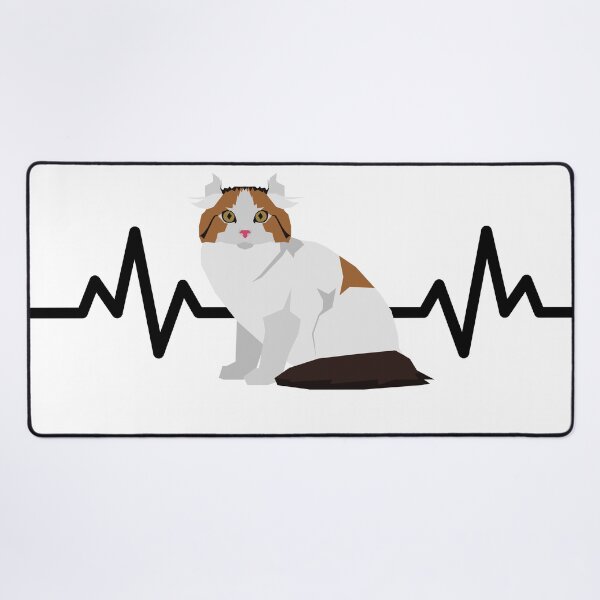Item preview, American Curl Cat Heartbeat designed and sold by TheAnimalZ00.