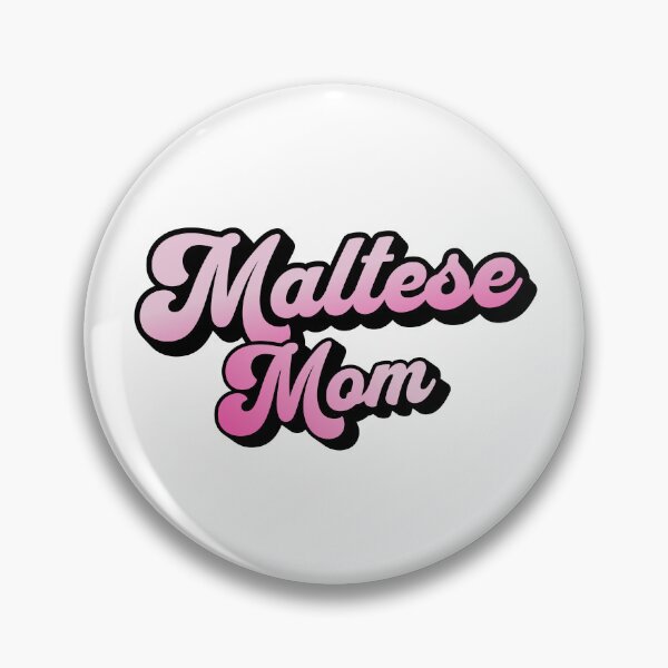 Item preview, Maltese Mom Retro Vintage Summer Gift designed and sold by Guarddogdrive.
