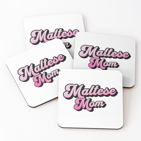 Item preview, Maltese Mom Retro Vintage Summer Gift designed and sold by Guarddogdrive.
