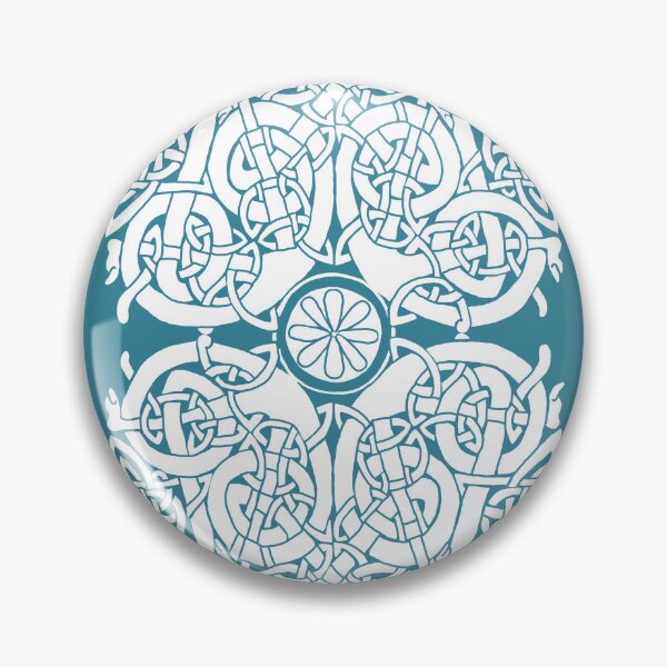 Item preview, Lindisfarne Hounds in White designed and sold by Aakheperure.