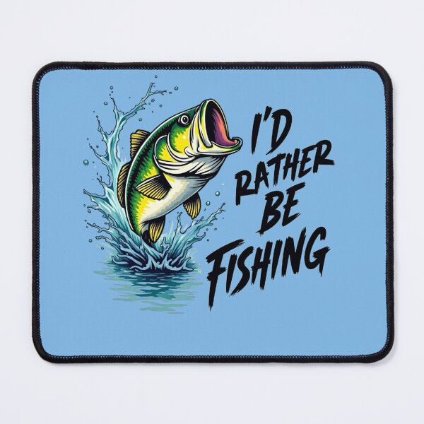 Item preview, Id Rather Be Fishing designed and sold by TheCatmeow2000.
