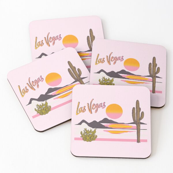 Item preview, Retro Las Vegas Pastel Hue Sunset Travel Souvenir designed and sold by ourkid.