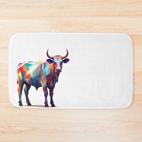 Item preview, Steer | Roping | Cow | Bovine | Watercolor | Wild Animal | Animal | Zoo | Wildlife | Lifestyle | Bold Colors  designed and sold by mwinter2205.