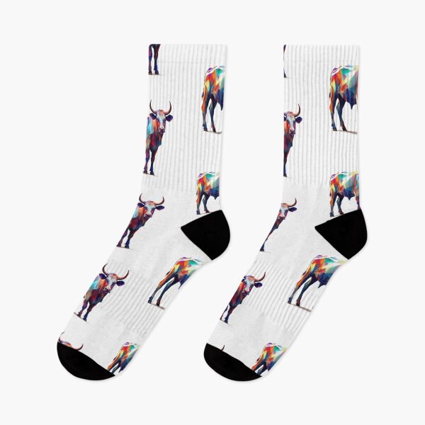 Item preview, Steer | Roping | Cow | Bovine | Watercolor | Wild Animal | Animal | Zoo | Wildlife | Lifestyle | Bold Colors  designed and sold by mwinter2205.
