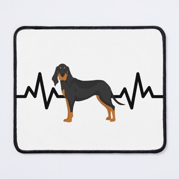 Item preview, Black And Tan Coonhound Heartbeat designed and sold by TheAnimalZ00.