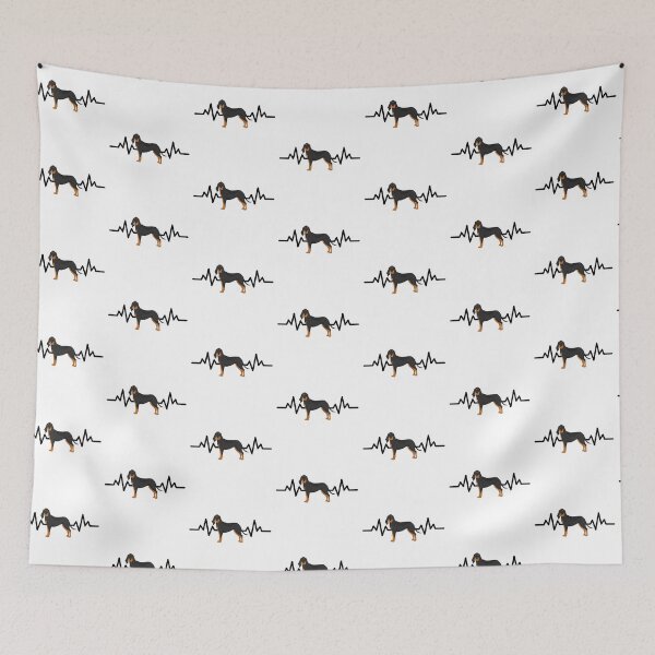 Item preview, Black And Tan Coonhound Heartbeat designed and sold by TheAnimalZ00.