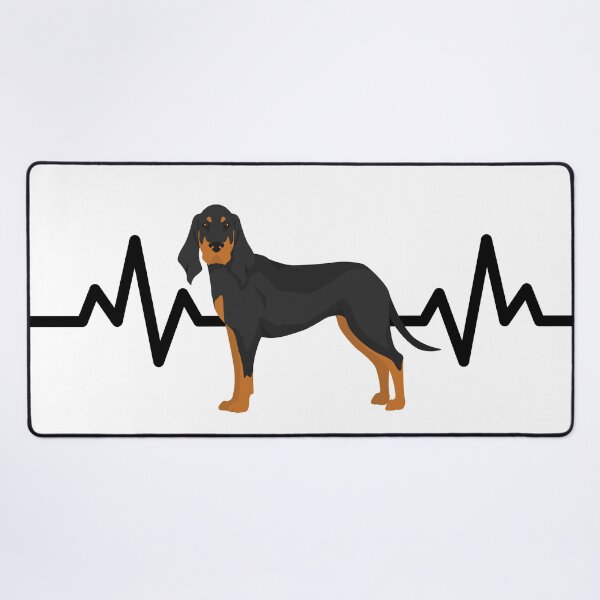 Item preview, Black And Tan Coonhound Heartbeat designed and sold by TheAnimalZ00.
