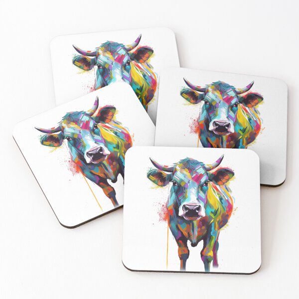 Item preview, Steer | Roping | Cow | Bovine | Watercolor | Wild Animal | Animal | Zoo | Wildlife | Lifestyle | Bold Colors  designed and sold by mwinter2205.