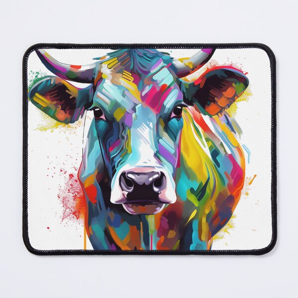 Item preview, Steer | Roping | Cow | Bovine | Watercolor | Wild Animal | Animal | Zoo | Wildlife | Lifestyle | Bold Colors designed and sold by mwinter2205.