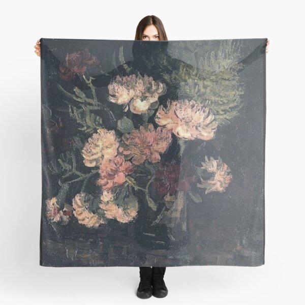 Artikel-Vorschau von Vincent van Gogh rosa burgunderfarbene Blumen, designt und verkauft von PureVintageLove.