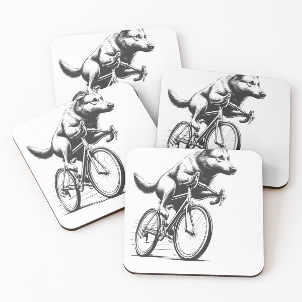 Item preview, Kai Ken Riding Bike designed and sold by Kimberley King Art  King Art.
