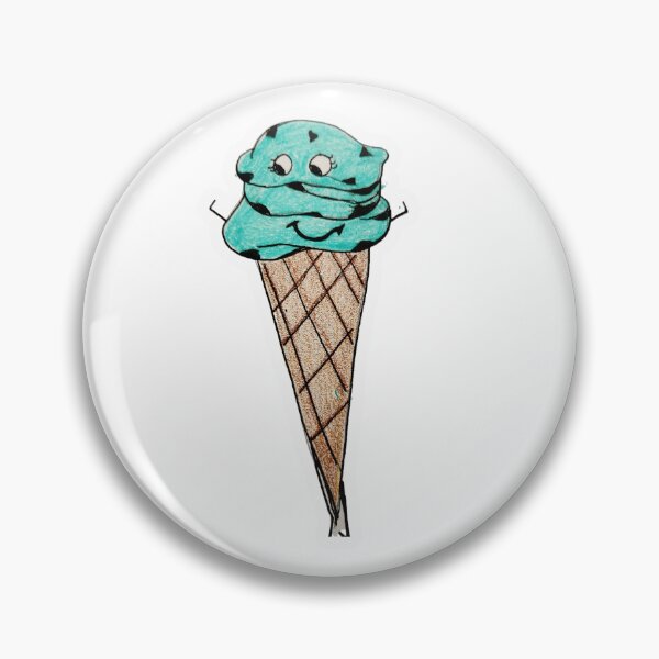 Item preview, Rent chocolate chip ice cream cartoon designed and sold by Raineylanes.