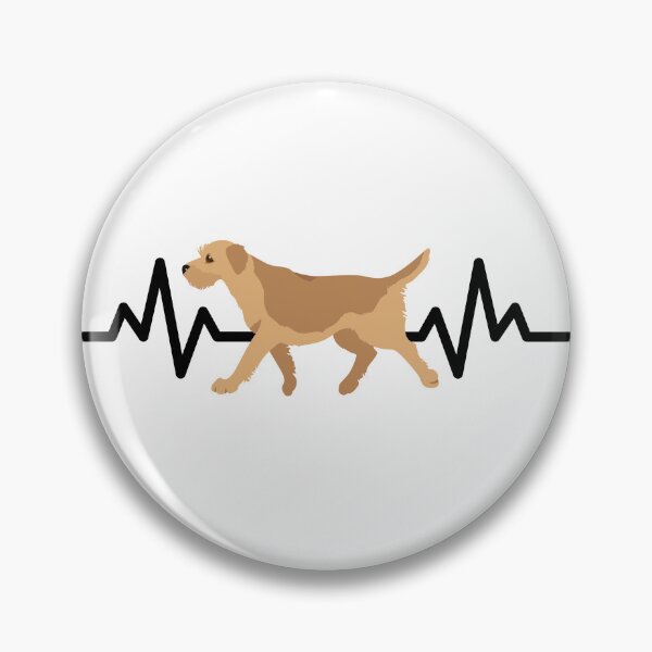 Item preview, Border Terrier Heartbeat designed and sold by TheAnimalZ00.