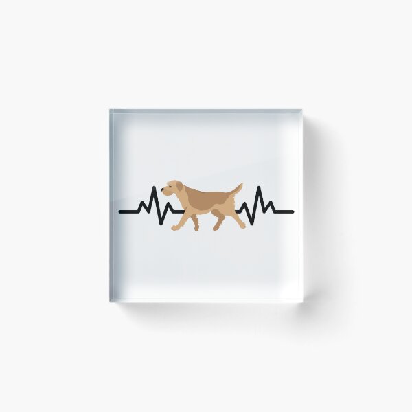 Item preview, Border Terrier Heartbeat designed and sold by TheAnimalZ00.