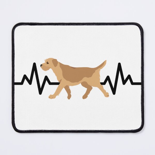 Item preview, Border Terrier Heartbeat designed and sold by TheAnimalZ00.