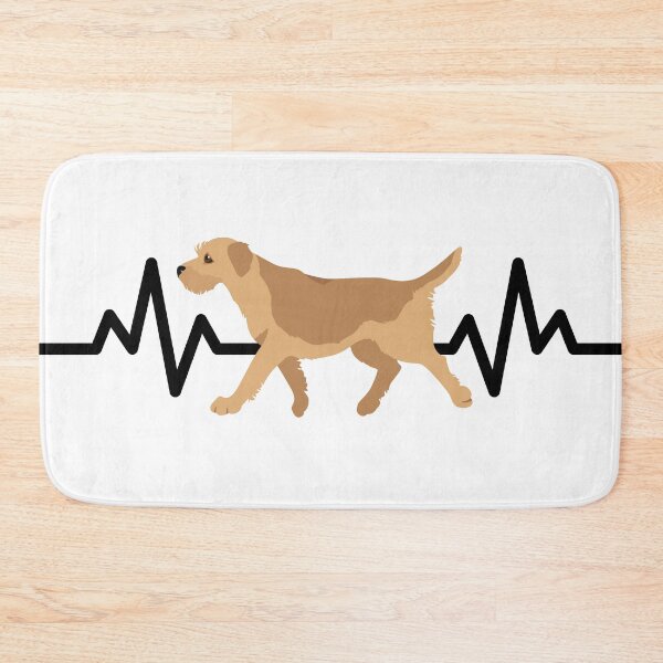 Item preview, Border Terrier Heartbeat designed and sold by TheAnimalZ00.