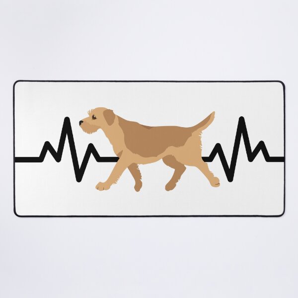 Item preview, Border Terrier Heartbeat designed and sold by TheAnimalZ00.