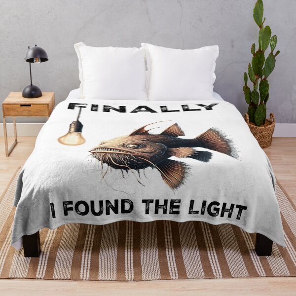 Item preview,  Anglerfish Finally I Found The Light  - Funny Anglerfish Lover designed and sold by Smix Pixels.