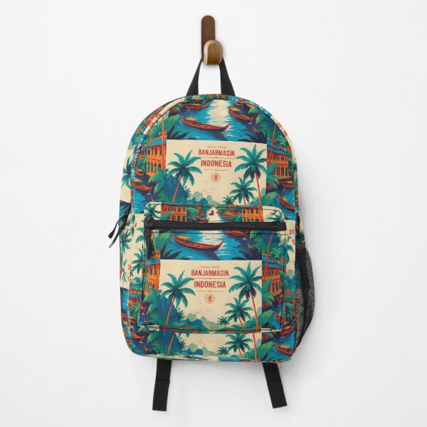 Item preview, Banjarmasin Indonesia Vintage Viajes Turismo designed and sold by TravelersGems.