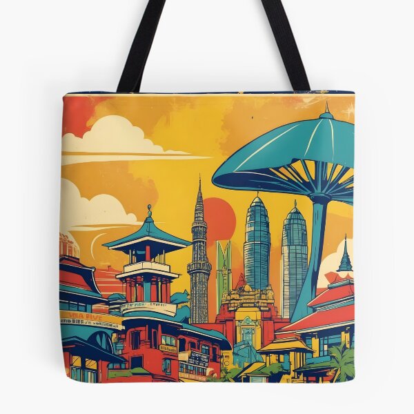 Item preview, Bekasi Indonesia Vintage Travel Tourism designed and sold by TravelersGems.