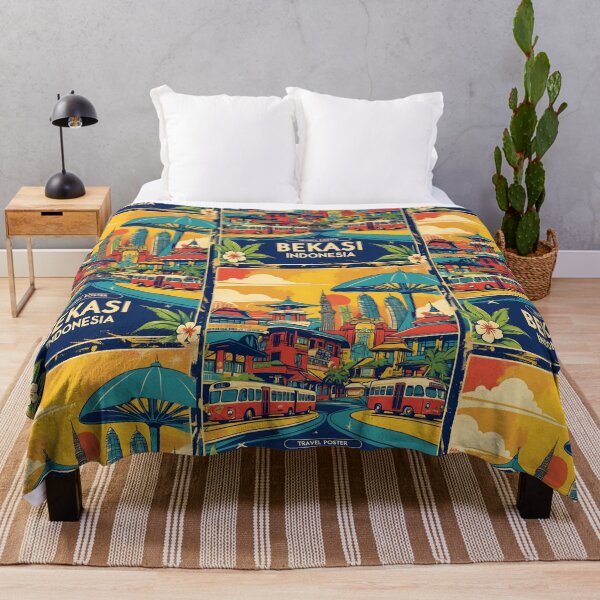 Item preview, Bekasi Indonesia Vintage Travel Tourism designed and sold by TravelersGems.