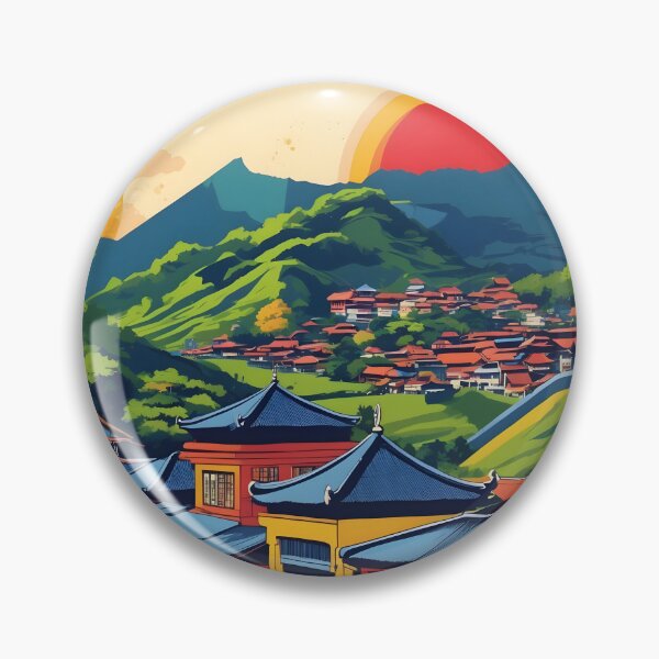 Item preview, Magelang Indonesia Vintage Travel Tourism designed and sold by TravelersGems.