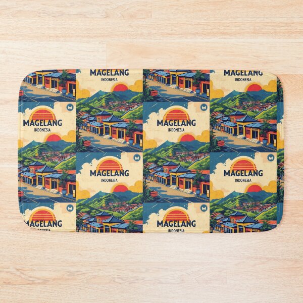 Item preview, Magelang Indonesia Vintage Travel Tourism designed and sold by TravelersGems.