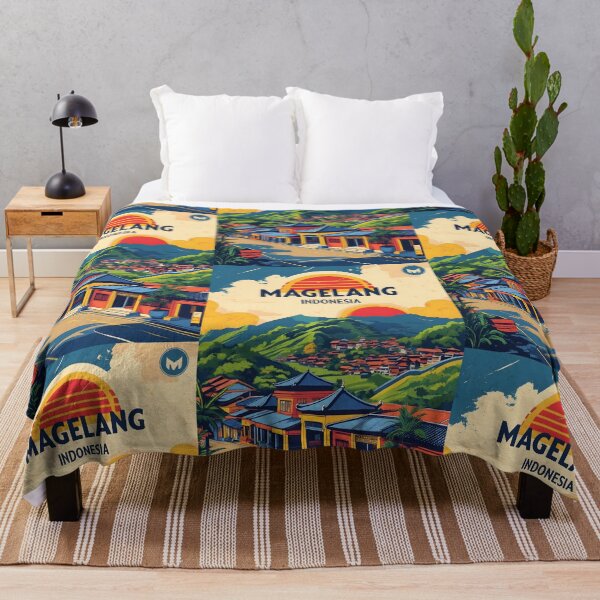 Item preview, Magelang Indonesia Vintage Travel Tourism designed and sold by TravelersGems.