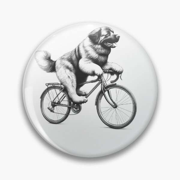Item preview, Leonberger Riding Bike designed and sold by Kimberley King Art  King Art.