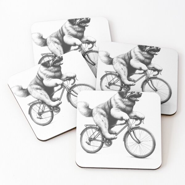 Item preview, Leonberger Riding Bike designed and sold by Kimberley King Art  King Art.