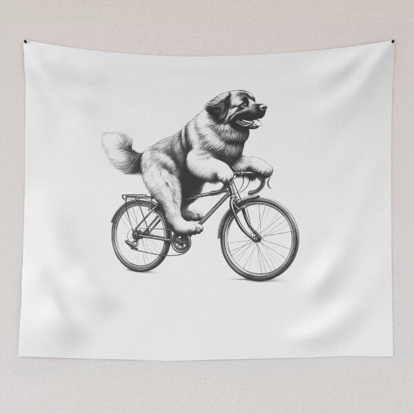 Item preview, Leonberger Riding Bike designed and sold by Kimberley King Art  King Art.