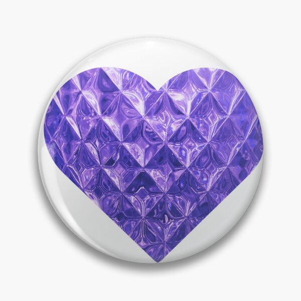 Item preview, Purple Crystal Glass Heart designed and sold by Uplifting Vib'n Design and Decor .