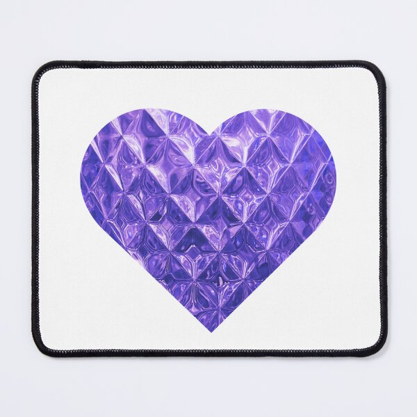 Item preview, Purple Crystal Glass Heart designed and sold by Uplifting Vib'n Design and Decor .