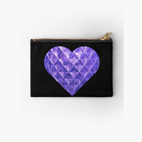 Item preview, Purple Crystal Glass Heart designed and sold by Uplifting Vib'n Design and Decor .