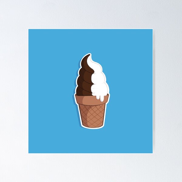 Item preview, chocolate vanilla ice cream designed and sold by M.Graphic.