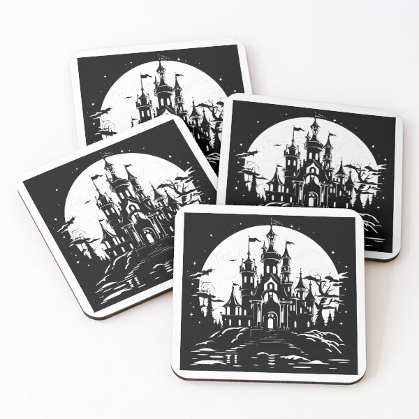 Item preview, Enchanted Magical Castle Fairy Tale Storybook Kingdom designed and sold by inkoutninja.