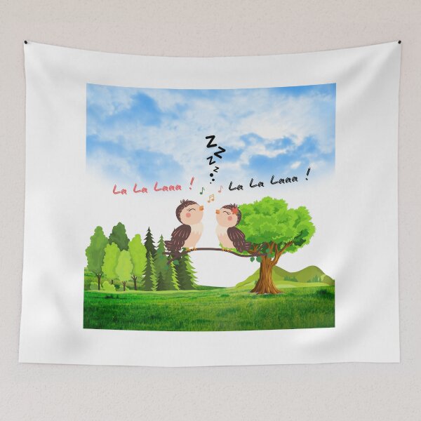 Item preview, La La Laaa! Singing Birds Cute & Funny Nature Design designed and sold by World-Shop25.
